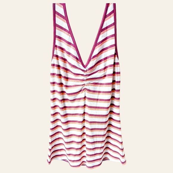 TORRID Plus Size  Everyday Rib V- Neck Halter Top 2X - Picture 2 of 14